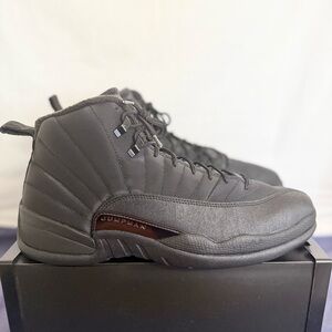 AUTHENTIC Jordan 12 Retro Winter Black size 13 BQ6851-001 2018 PRE-OWNED
